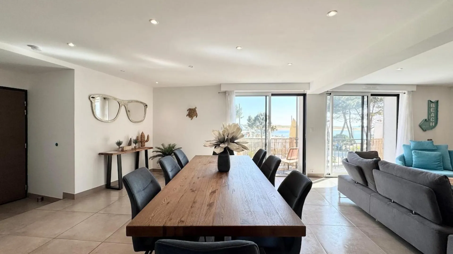 Spacieux T3 - Vue Mer 180 Guidel Apartamento